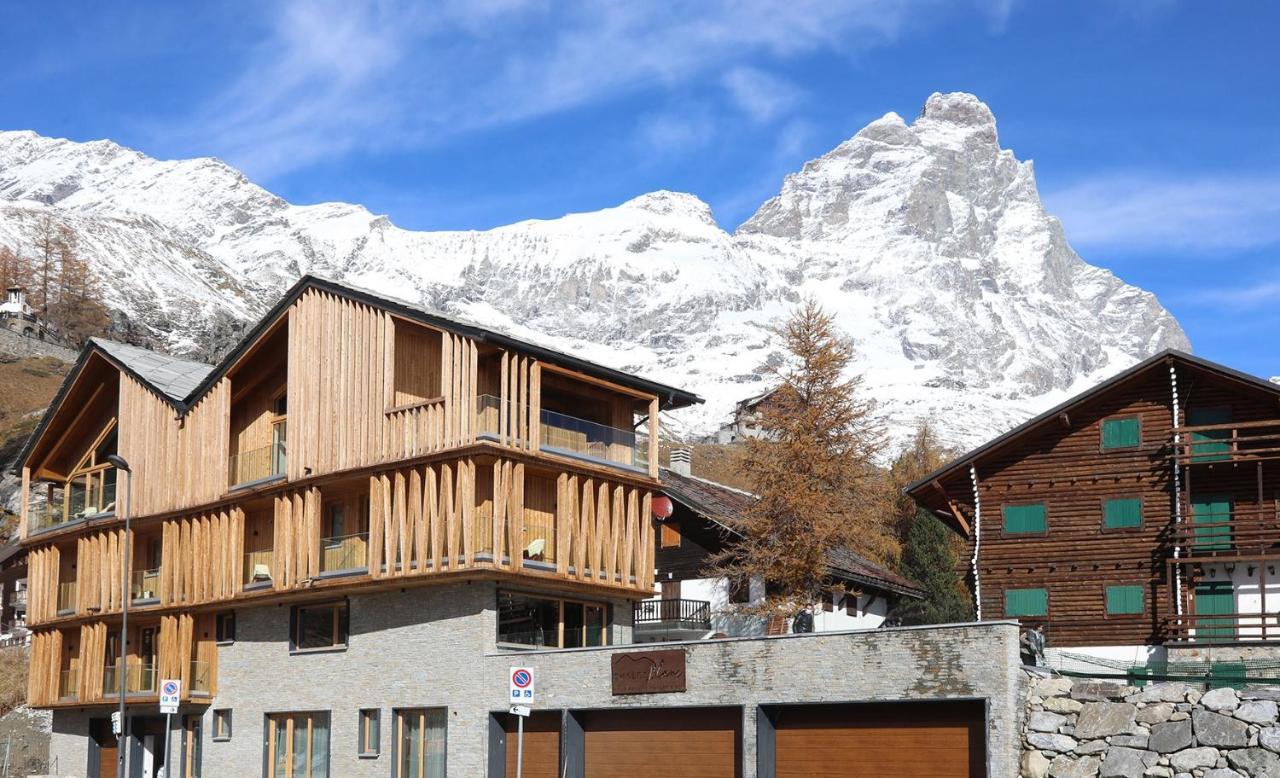 브루일서비니아 Chalet Blanc Cervinia B&B 외부 사진