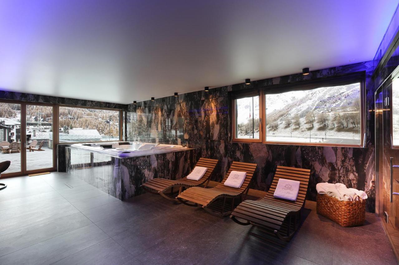 브루일서비니아 Chalet Blanc Cervinia B&B 외부 사진
